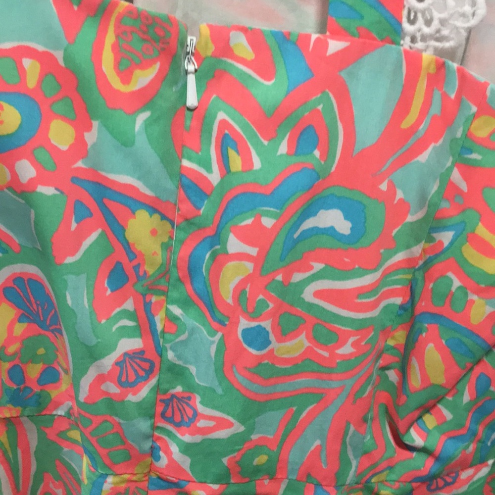 LILLY PULITZER MultiColor Summer "Zo Dress" Size 4 - Picture 12 of 12